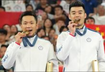 奧運羽球/「麟洋配」金!完成2連霸 (圖/中華奧會)
