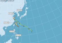 氣象署今(9/20)日發布颱風消息 (圖/氣象署)