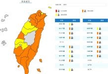 氣象署今(9/2)日發布高溫資訊 (圖/氣象署)