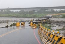 凱米颱風造成多處災情 縣長埔里勘災 (圖/南投縣政府)