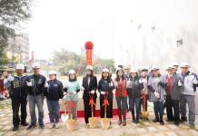 竹蓮國小整建開工動土! 高虹安:提供學生優質運動場地 圖/新竹市政府提供