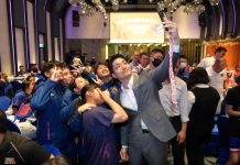 蔣萬安宴請運動小選手 期許未來發光發熱