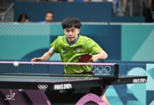 奧運桌球/不敵地主新星 林昀儒無緣4強 (圖/林昀儒fb)