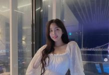 安芝儇姣好身材藏不住 引全網暴動 (圖/wlgus2qh ig)