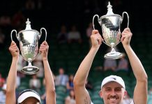 謝淑薇榮獲2024年溫布敦混合雙打冠軍 (圖/體育署)