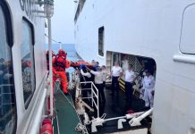 郵輪外籍乘客身體不適 海巡急送醫 (圖/海巡署)