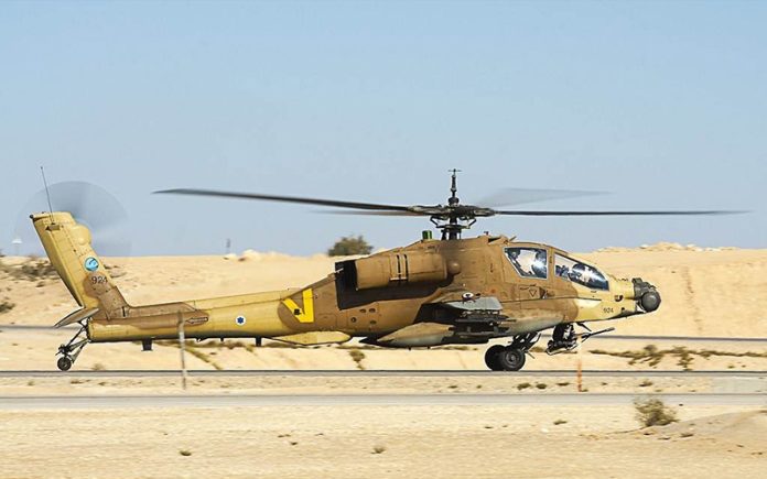 以色列空軍的AH-64。(圖/以色列空軍)