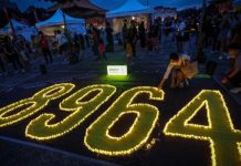 臺北舉辦紀念8964燭光晚會 民團稱六四也是臺灣人的事