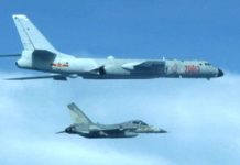 中國軍機擾臺常態 19架軍機再入西南航空識別區 臺海局勢日趨緊張