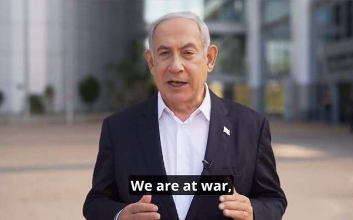 哈馬斯稱，一旦再進攻迦薩，哈馬斯將每日處決一人質；以色列總理尼坦雅胡表示，空襲迦薩只是開端。圖／引自以色列總統官方社群平台