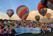 國際熱氣球嘉年華陪看花東縱谷美景 熱氣球之旅助腦性麻痺學員圓夢