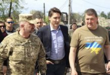 杜魯道密而未宣抵達烏克蘭 先憑弔伊爾平苦難人民