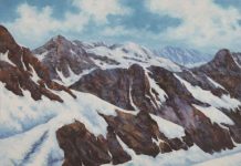 苗栗縣美術家邀請展 「醉山畫水畫旅一生.黃慶嵩風景油畫90回顧展」 圖/苗栗縣政府提供