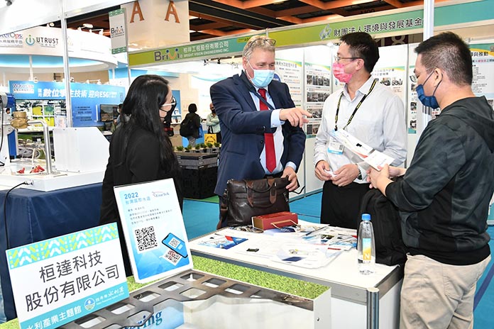 台灣國際水週（TIWW 2023）將於9月20日至22日在台北世貿一館盛大展出，匯聚全球水利產業界之最新技術、產品與專業知識。圖為2022年TIWW展覽照片。(貿協提供)