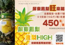 屏東鳳梨旺旺來 有得吃又能抽獎! 圖片取材自屏東縣農業處