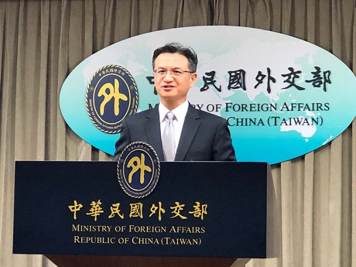 1012090132121 外交部發言人劉永健。圖/張英傑攝