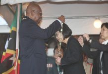 臺克元首共同植苗 邦誼穩固