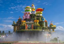 中市花毯節全台首座漂浮城堡正夯 邀民順遊新社職人村 (圖/取自台中市政府觀光旅遊局)