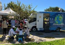 中市7部行動圖書車 11/26野餐日4地連線Party (圖/取自台中市立圖書館閱覽典藏課)