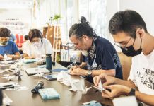 東京奧運會徽設計藝術家野老朝雄再訪屏東 以「連結」為題拉近距離 圖片取材自屏東縣政府交通旅遊處