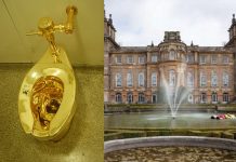 金馬桶被連根拔起