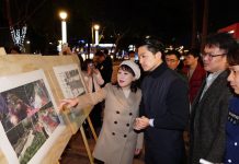 瑠公綠廊紋理意象 東區商圈繁華再現 圖/台北市政府提供