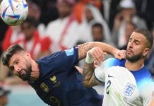 2022卡達世界杯足球賽英法PK戰 法電視第一台近1,800萬收視率創新高