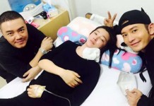 李冰冰回國接受治療 黃曉明第一時間探