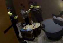 影/栽在吸毒味散出!專賣移工偽卡集團汽車旅館就逮 圖/蘆洲分局提供