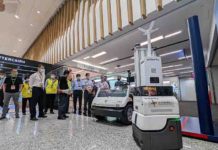 導入5G專網加速數位轉型 交通部科顧室視察桃園機場