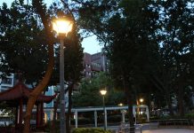 北市換裝LED燈 敦安公園首換新裝