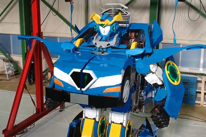 變形金剛成真了？日本開發可變跑車的機器人