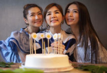 陳嘉樺生日S.H.E.重聚 吹蠟燭前感性告白