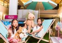 炎炎夏日 來高檔飯店玩泰迪熊 吃哈根達斯冰淇淋