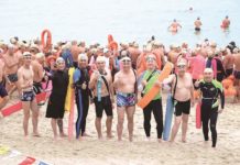 香港冬泳 葉竹林率隊12人完賽