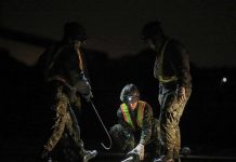 國軍清泉崗摸黑演練 比照戰備道操演