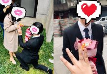 第一次被求婚 潤喉糖促美滿良緣