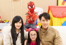 吳尊四口為疫情祈福 兒子成英雄蜘蛛人