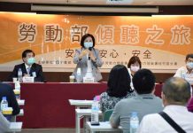 許銘春與減班休息廠商座談 助企業勞工度難關