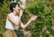 梁詠琪為感染工友打氣 驕陽不能阻善心