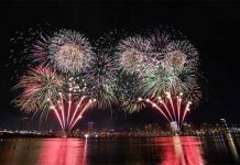 大稻埕情人節 480秒愛你愛你煙火秀閃耀臺北夜空