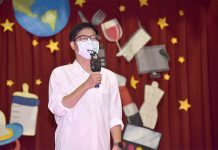 開學日關心防疫 陳其邁期勉學習不忘玩樂