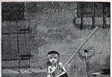 更好的世界 “Cosette Sweeping” 圖片來源: 維克托·雨果 (Victor Hugo) 著 Les Misérable 《悲慘世界》 (1862) 插圖