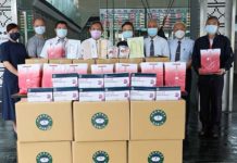 關懷花蓮臺鐵防疫 慈濟捐贈快篩試劑與祝福禮