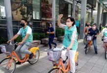 賴香伶單車體驗中壢交通 指藍綠提名都未尊重地方意見