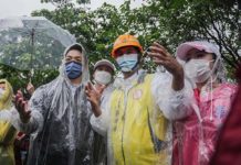 颱風尼莎豪雨釀災 台北市長3參選人奔赴災區勘災