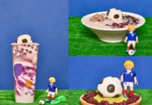 世足好夥伴!清原芋圓推出超巨5公分的「足球麻糬」