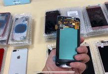 影/大陸仿A知名品牌手機零配件充斥 保二警同步查緝通訊行