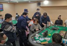 夜襲林森北大型賭場! 警帶回117人、5400萬籌碼 圖/警方提供、翻攝畫面