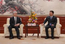 夏立言面會國台辦主任宋濤 強調民生與兩岸和穩 圖/國民黨文傳會